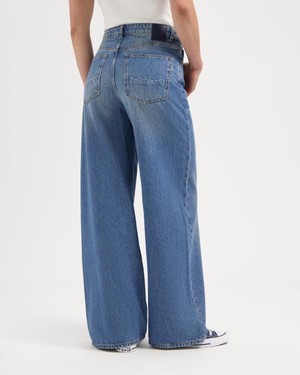 Francis wide jeans - rosebowl blue from Brand Mission