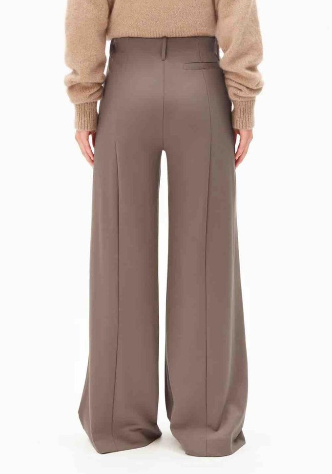 Maevaa broek - walnut cream from Brand Mission