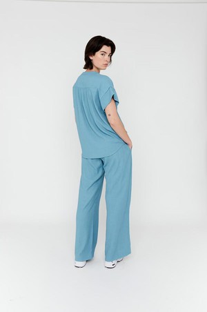 Brooke pantalon - ash blue solid from Brand Mission