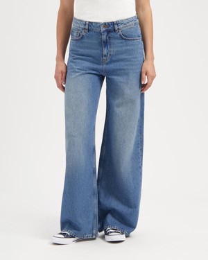 Francis wide jeans - rosebowl blue from Brand Mission