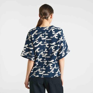 Odense blouse - waves navy from Brand Mission
