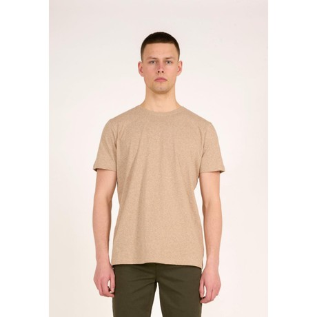 Basic t-shirt - beige melange from Brand Mission