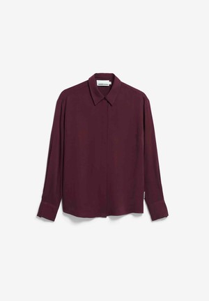 Larisaana longsleeve blouse - dark cranberry from Brand Mission