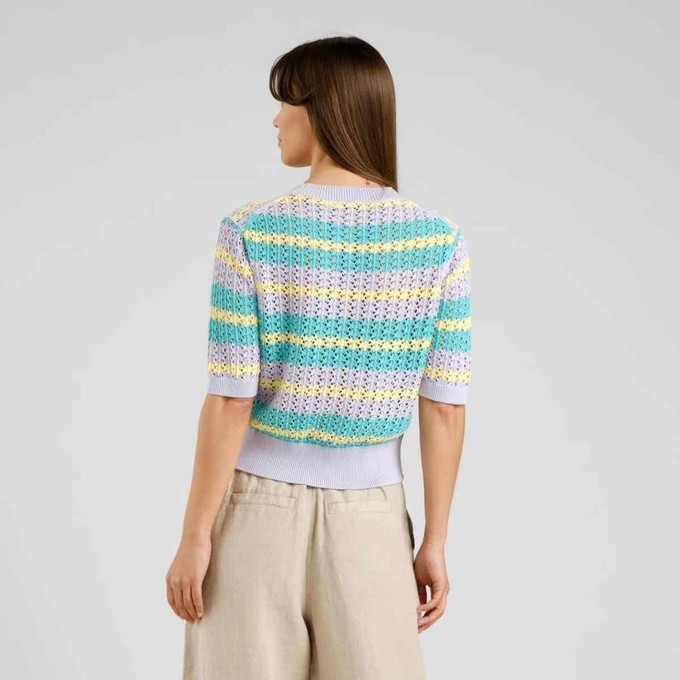 Flen top crochet retro - multi color from Brand Mission