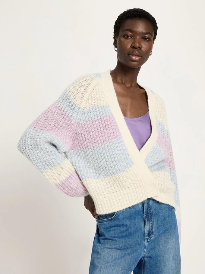 Chunky alpaca vest - multi from Brand Mission