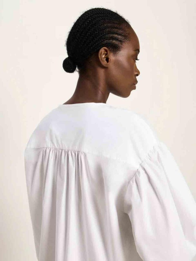 Blouse met pof - wit from Brand Mission