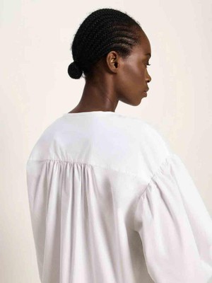 Blouse met pof - wit from Brand Mission