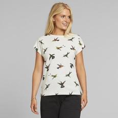 T-shirt visby hummingbird - off white via Brand Mission