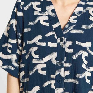 Odense blouse - waves navy from Brand Mission