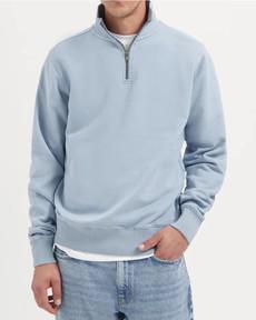 Vince Zip Sweat - Cloud blue via Brand Mission