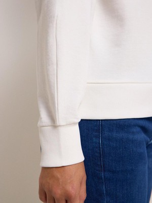 Sweatshirt Sun - Off white/Aqua from Brand Mission