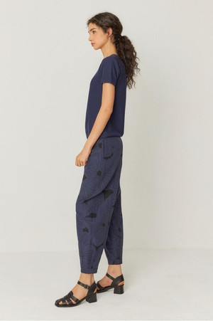 Bidari top - navy violet from Brand Mission