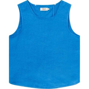 Dorothy linnen top - french blue from Brand Mission