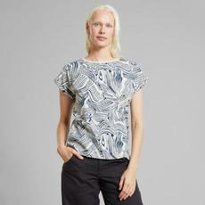 T-shirt visby clay swirl - print white via Brand Mission