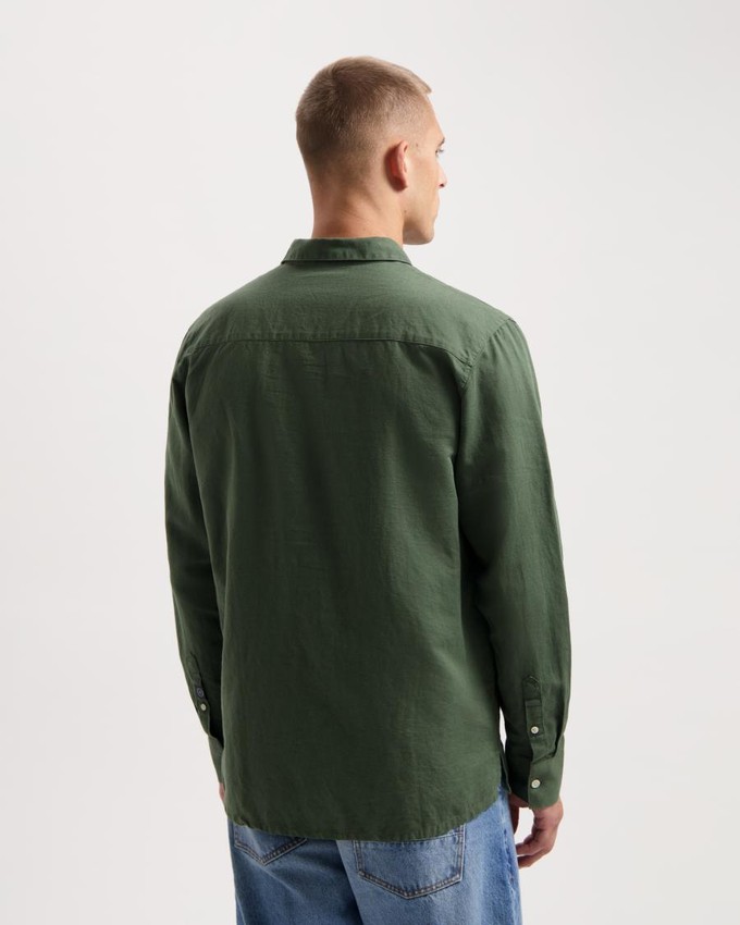 MIlan LS shirt - Moss green from Brand Mission