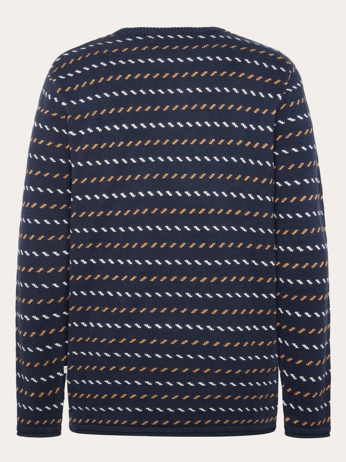 Jacquard knit sweater - night sky from Brand Mission