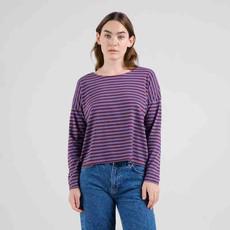 Humledal stripes - fig red via Brand Mission