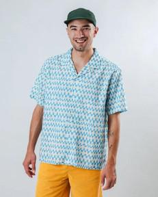 Aloha shirt Sunset - blue via Brand Mission