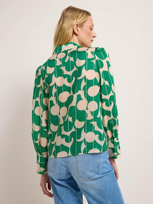 Overhemdblouse - dots green from Brand Mission
