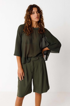 Laida shorts - bottle green from Brand Mission