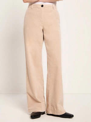 Marlene corduroy pantalon - nude from Brand Mission