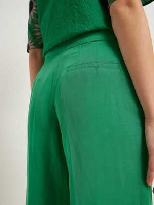 Pantalon met wijde pijpen - green from Brand Mission