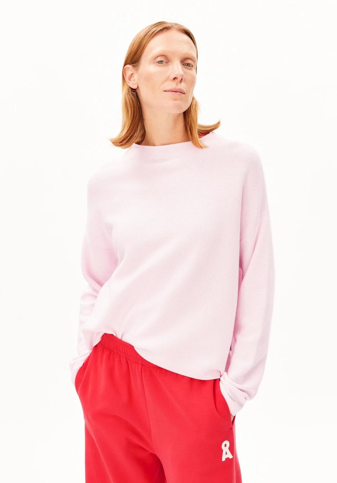 Merinaa links links sweater - pink mist from Brand Mission