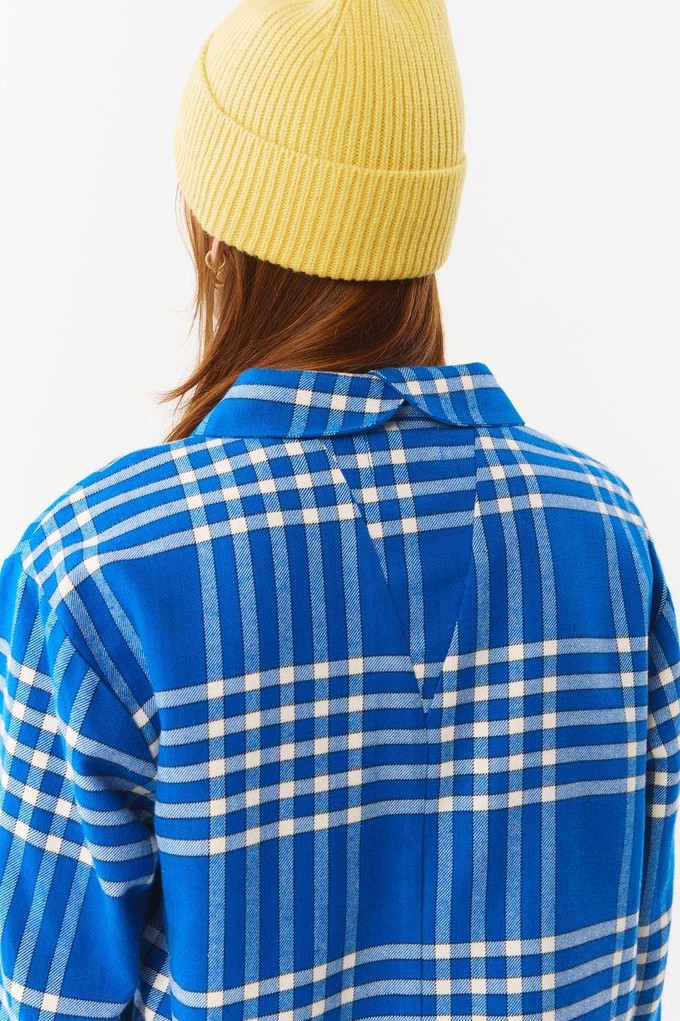 Sens blouse flannel - blue from Brand Mission