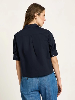 Blouse met plooitjes - onyx from Brand Mission