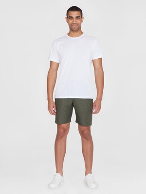 Chuck linnen shorts - burned olive from Brand Mission