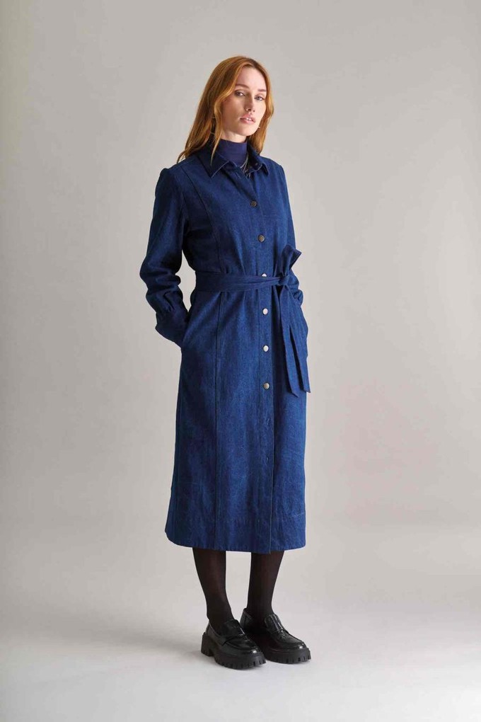 Hariti jurk - denim blauw from Brand Mission