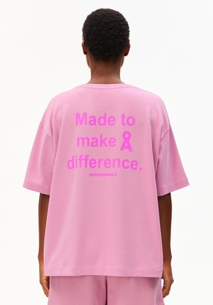 Giannaa difference t-shirt - washed berry from Brand Mission