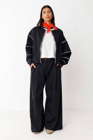 Jaione sweatjasje - zwart from Brand Mission