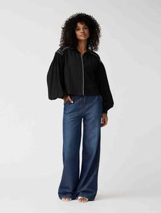 Eva blouse - zwart via Brand Mission
