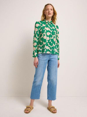 Overhemdblouse - dots green from Brand Mission