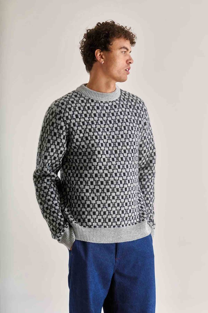 Chai wool jumper - charcoal from Brand Mission