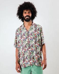 Aloha shirt helios - ecru via Brand Mission