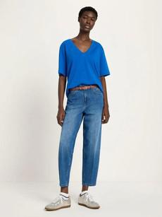 V-hals t-shirt - lapis via Brand Mission