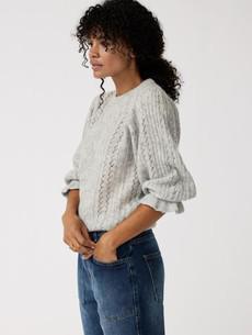 Anna trui - light grey melange via Brand Mission