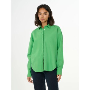 Boxy poplin shirt - Vibrant green from Brand Mission