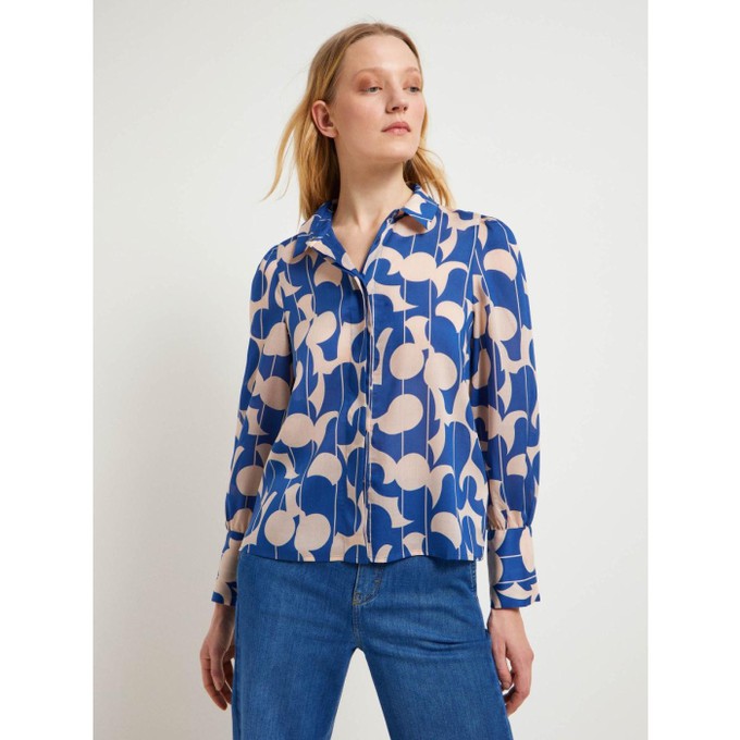 Overhemdblouse - dots blue from Brand Mission