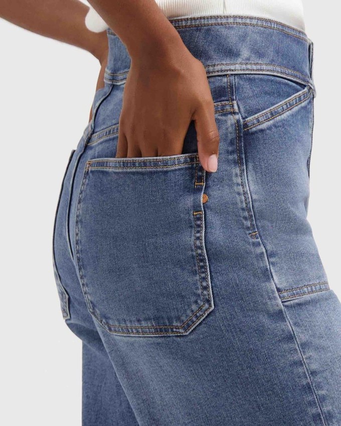 Farrah worker jeans - Medium Aged Blue from Brand Mission