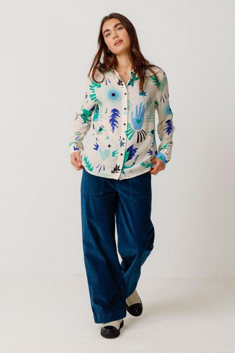 Asune blouse - Amulette print from Brand Mission