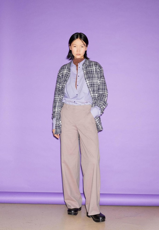 Leandraa handraa broek - light caramel from Brand Mission