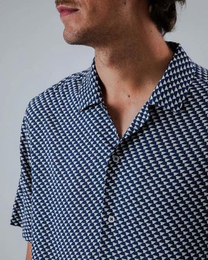 Aloha shirt tramuntana - navy from Brand Mission