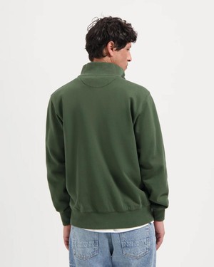 Vince Zip Sweat - Moss green from Brand Mission
