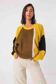 Balene trui - Geel via Brand Mission