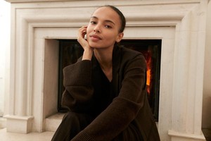 Cady V-neck trui - Chocolate Torte from Brand Mission