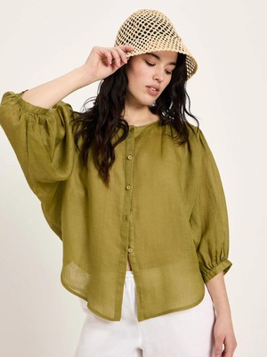 Blouse met plooitjes - cypres from Brand Mission