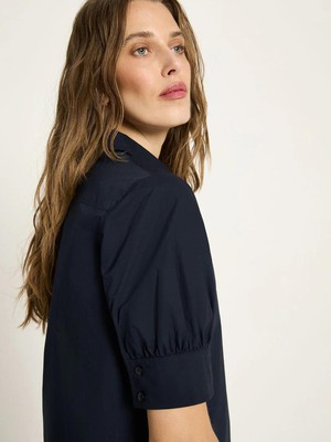 Blouse met plooitjes - onyx from Brand Mission